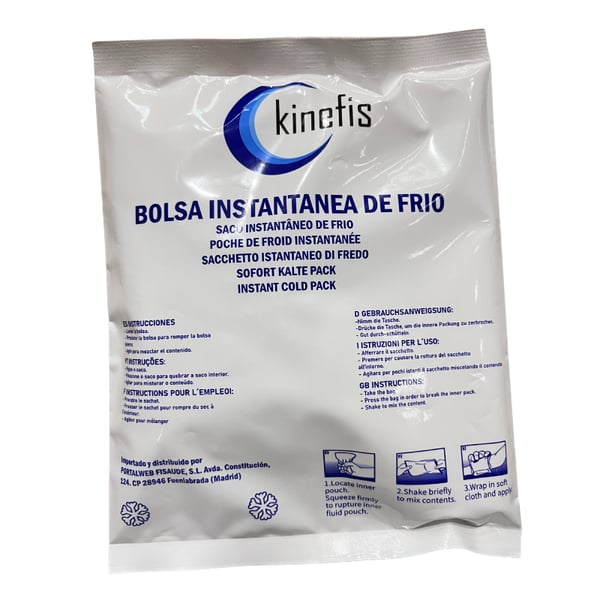 Pack 25 Unidades - Saca de Gelo Instantâneo Kinefis Cryo Therm Fast (14x18 cm)